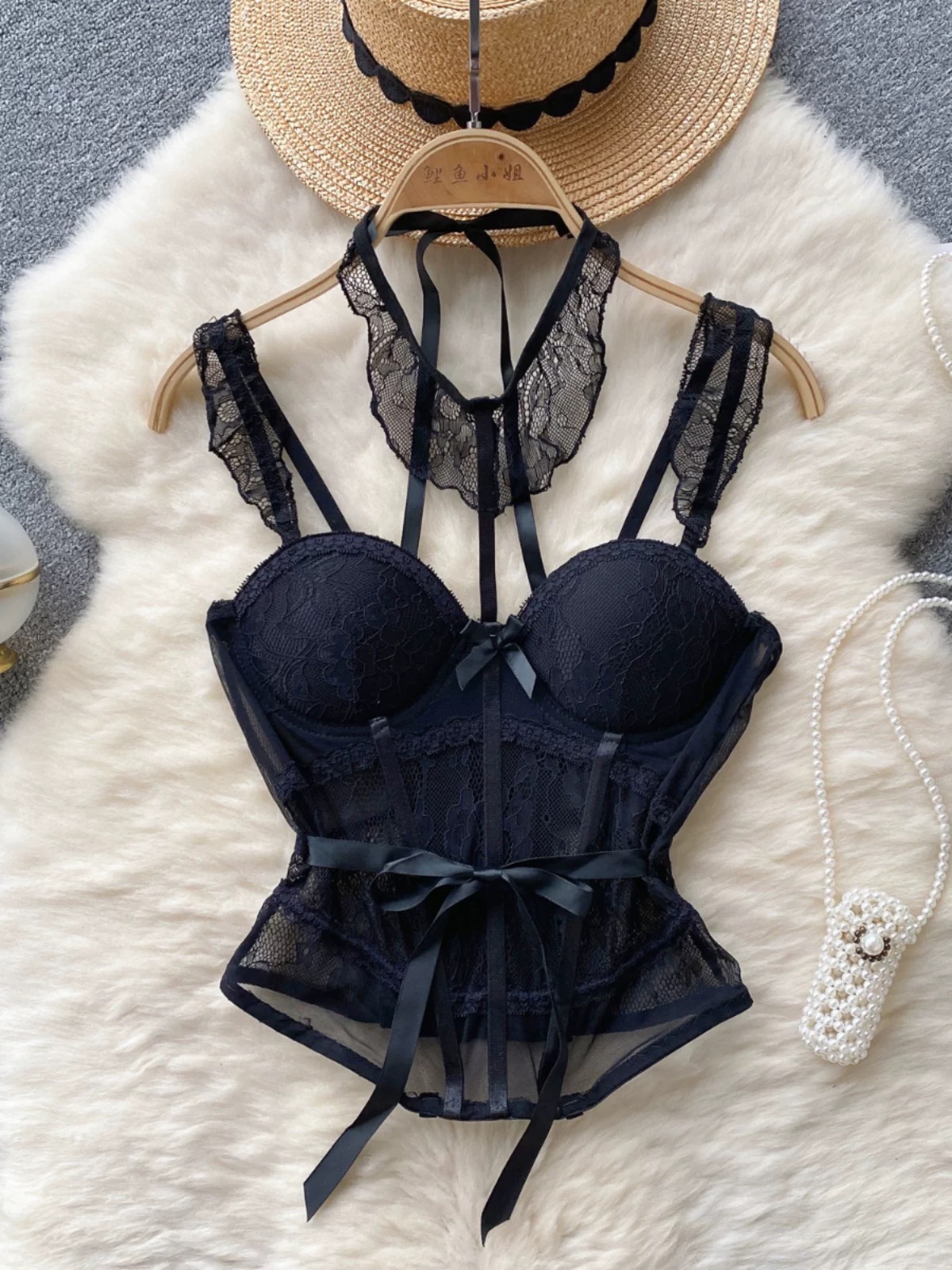 Stringing you along sexy corset top LI218 images